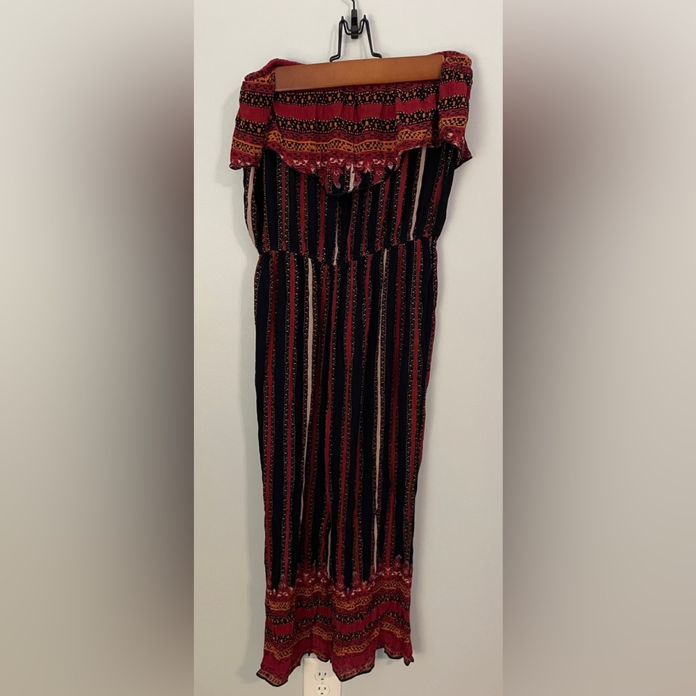 Free People Simone Flounce Patterned Strapless Ju… - image 4